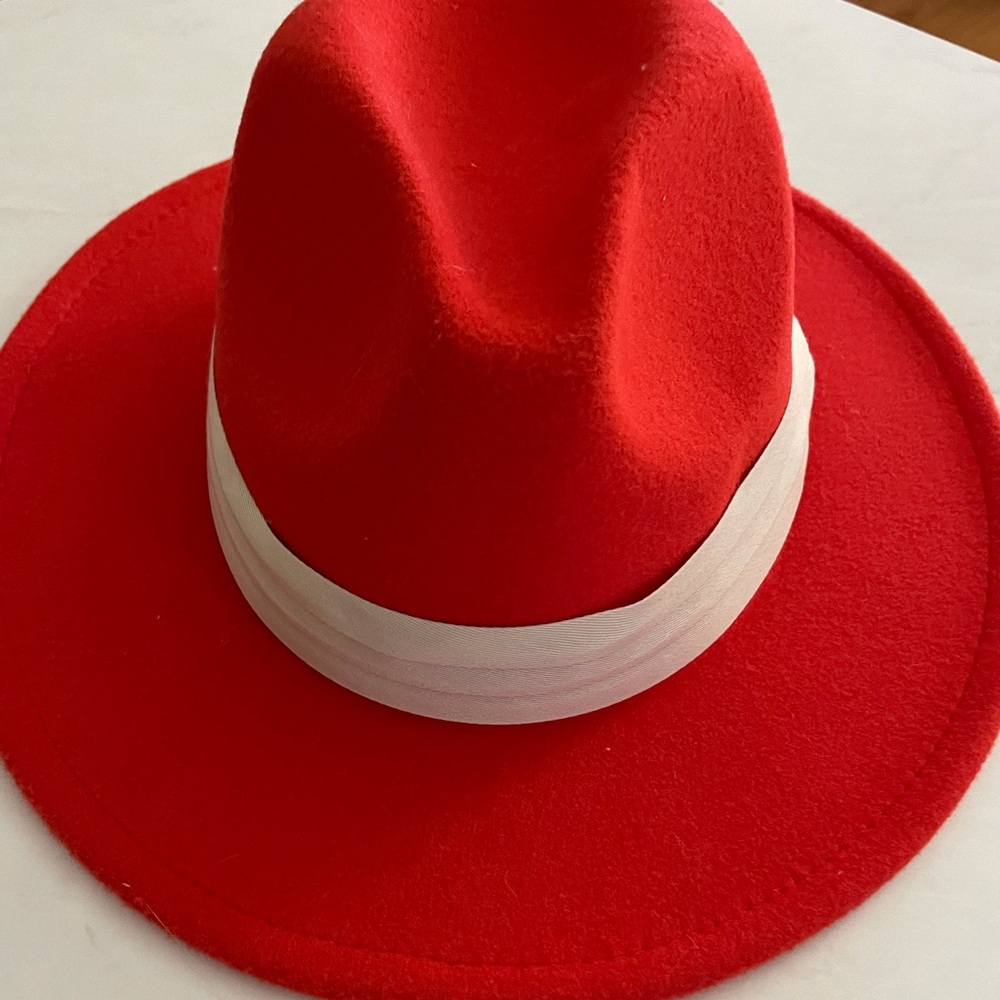 Red Fedora Hat